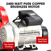 Baumr-AG 2400W 400mm 16" Metal Cut Off Cold Saw, Commercial Grade, Brushless Motor, Soft Start, 45 Degree V219-SAWMCTBM4CBA