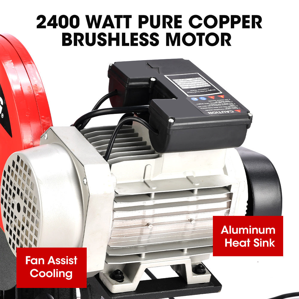 Baumr-AG 2400W 400mm 16" Metal Cut Off Cold Saw, Commercial Grade, Brushless Motor, Soft Start, 45 Degree V219-SAWMCTBM4CBA