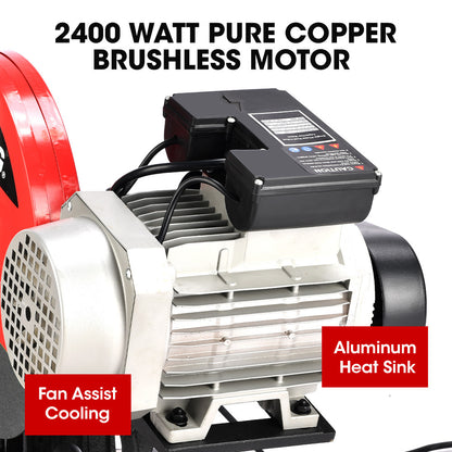 Baumr-AG 2400W 400mm 16" Metal Cut Off Cold Saw, Commercial Grade, Brushless Motor, Soft Start, 45 Degree V219-SAWMCTBM4CBA