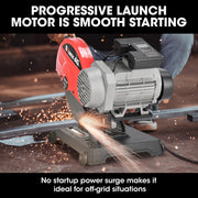 Baumr-AG 2400W 400mm 16" Metal Cut Off Cold Saw, Commercial Grade, Brushless Motor, Soft Start, 45 Degree V219-SAWMCTBM4CBA