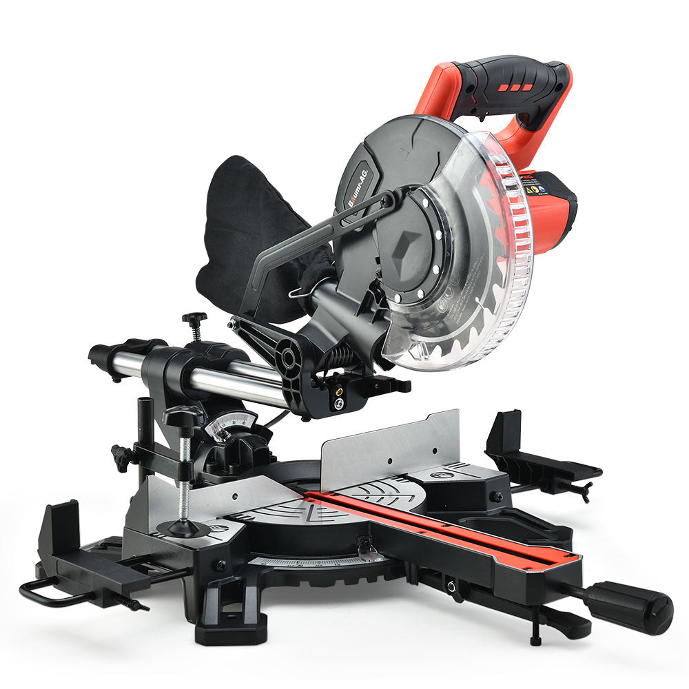 BAUMR-AG 210mm Compound Mitre Saw Dual Bevel Sliding Drop Saws 1500W V219-SAWMITBMRA20SR