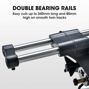 BAUMR-AG 254mm Dual Bevel Sliding Compound Mitre Drop Saw V219-SAWMITBMRA25DR