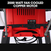 BAUMR-AG 2000W 255mm 10" Compound Table Saw, with Stand, Expandable Worktop, Vacuum Port, 45 Degree Bevel, V219-SAWTBLBMX50A