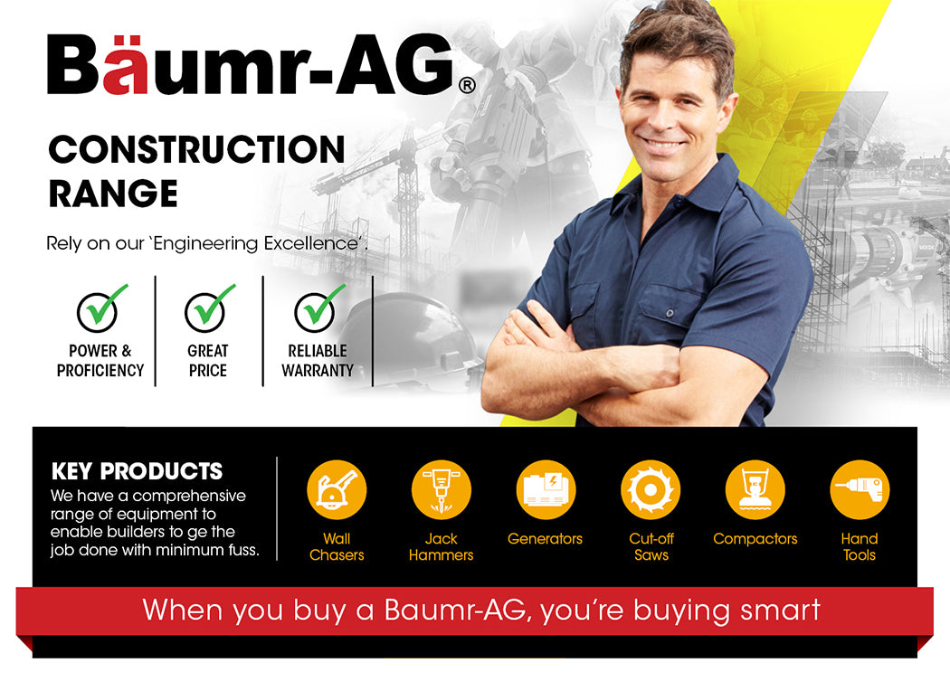 BAUMR-AG Wall Chaser Machine Concrete Chasing Tool Brick Grinder Electric Saw V219-SAWWCSBMRA5X4