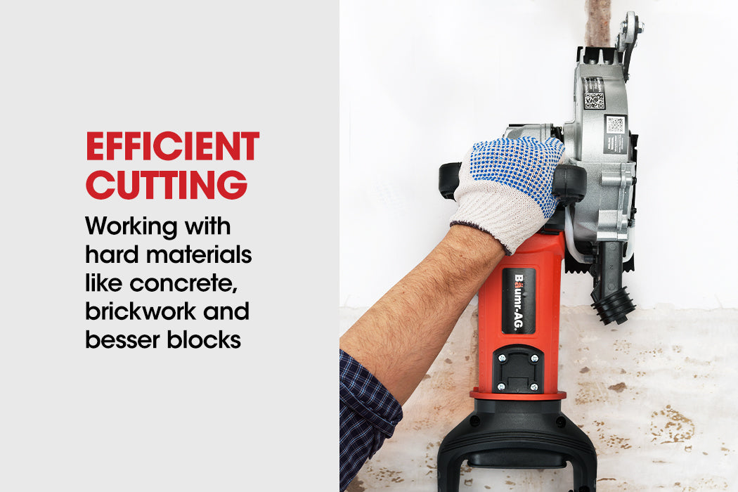 BAUMR-AG Wall Chaser Machine Concrete Chasing Tool Brick Grinder Electric Saw V219-SAWWCSBMRA5X4