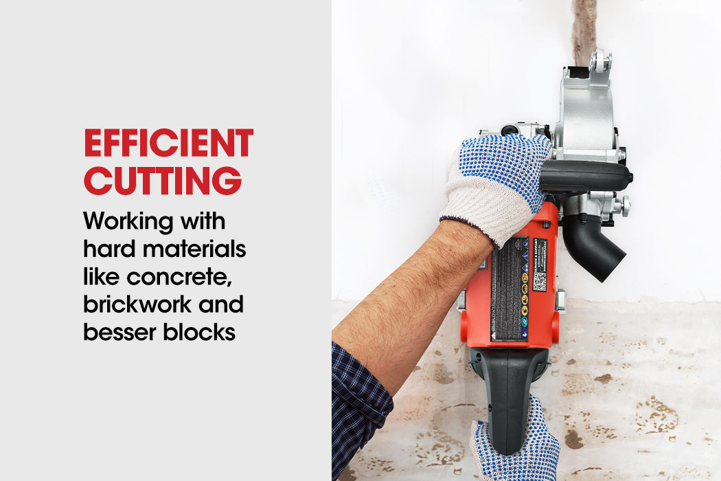 BAUMR-AG Wall Chaser Machine Concrete Chasing Tool Electric Brick Grinder Saw V219-SAWWCSBMRA6X4