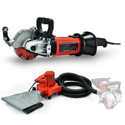 BAUMR-AG Wall Chaser and Vacuum Combo Concrete Chasing Machine Dust Collector