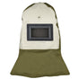 Unimac Sandblasting Safety Hood, Built-in Hard Hat, Abrasive Sand Blasting PPE Equipment V219-SBLHATUMT01A