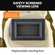 Unimac Sandblasting Safety Hood, Built-in Hard Hat, Abrasive Sand Blasting PPE Equipment V219-SBLHATUMT01A