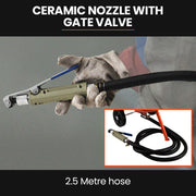 UNIMAC 38L Sandblasting Tank, Pressurised Design with Sandblast Gun Set with Hose V219-SBLTNKUMT4XA