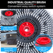 Auch FSH18 Floor Scrubber & Dryer, 490mm, Battery Powered, Walk Behind, Multi-purpose Commercial Grade Machine V219-SCBHNDACP18A