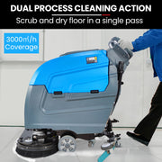 Auch FSP26 Self-Propelled Floor Scrubber & Dryer, 720mm, Battery Powered, Walk Behind, Multi-purpose V219-SCBHNDACP26A