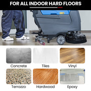 Auch FSP26 Self-Propelled Floor Scrubber & Dryer, 720mm, Battery Powered, Walk Behind, Multi-purpose V219-SCBHNDACP26A