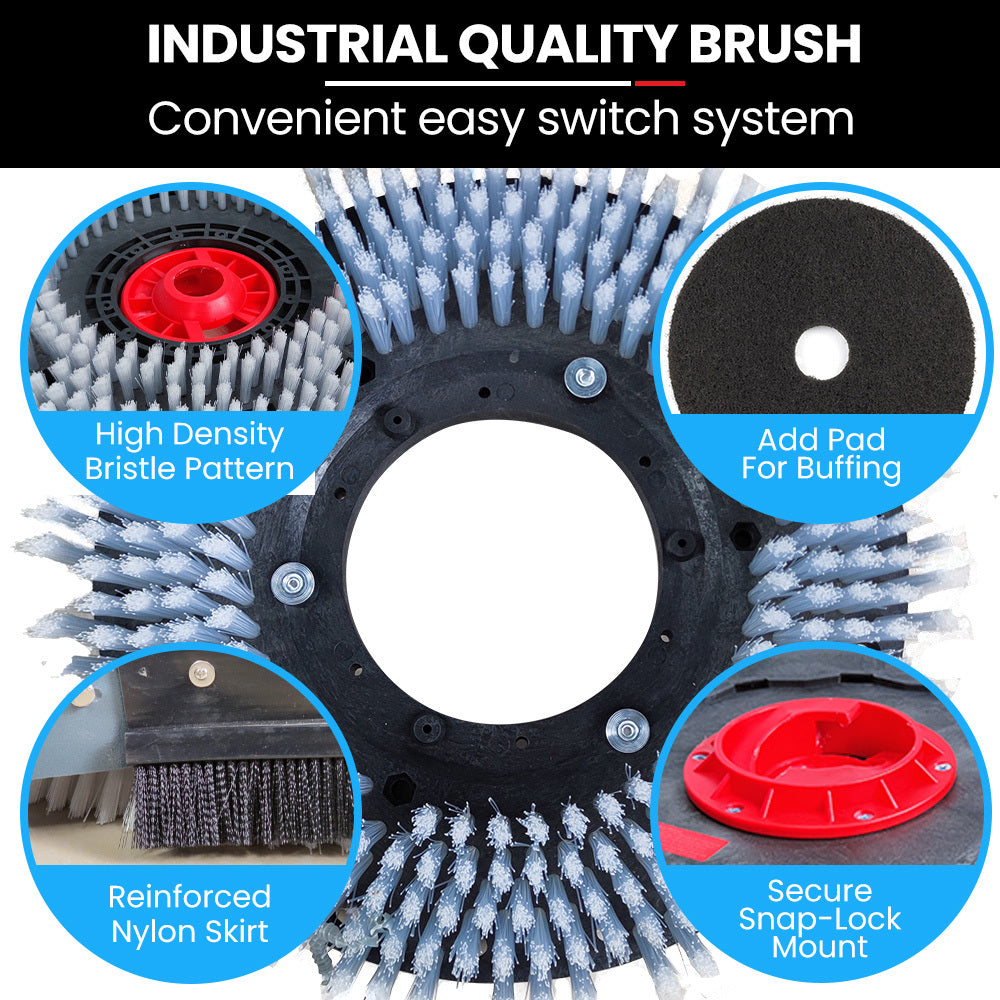 Auch FSP26 Self-Propelled Floor Scrubber & Dryer, 720mm, Battery Powered, Walk Behind, Multi-purpose V219-SCBHNDACP26A