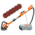 Unimac 225mm 750W Telescopic Long Reach Dry Wall Sander Kit, Foldable, Vacuum System, LED Worklight, 6x V219-SNDDRYUMLA7A