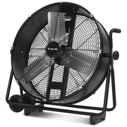 BAUMR-AG 24" 610mm 260W Industrial Mobile Floor Drum Fan, Tilting, Large, Commercial, Heavy-duty Frame, EESS V219-SPCAIRBM24DA