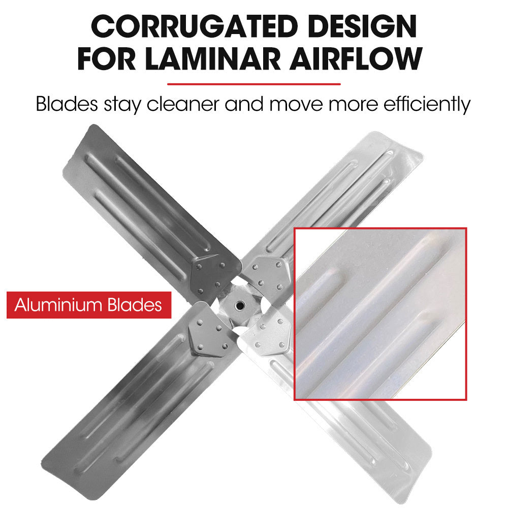 BAUMR-AG 42" 1067mm 660W Industrial Mobile Floor Drum Fan, Belt Drive, Tilting, Large, Commercial, Heavy-duty V219-SPCAIRBM42DA