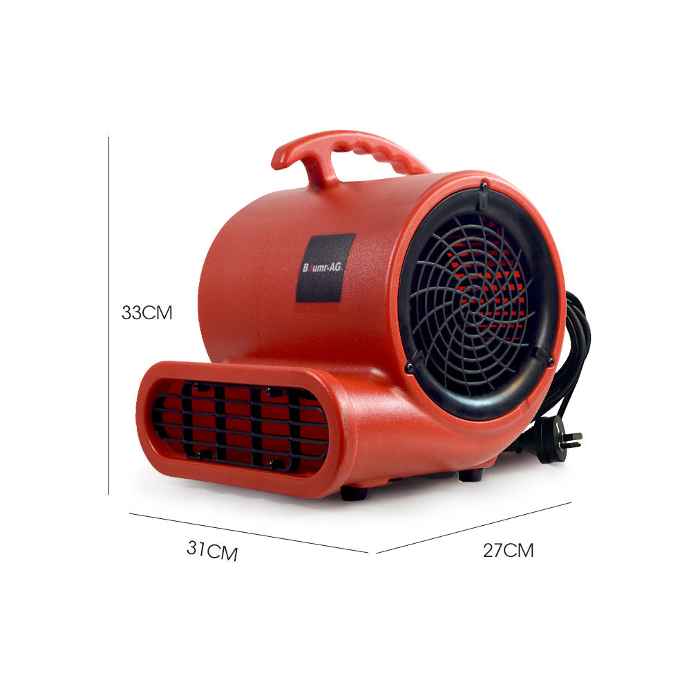 Baumr-AG 3-Speed Carpet Dryer Air Mover Blower Fan, 700CFM, Sealed Copper Motor, Poly Housing V219-SPCAIRBMC08A