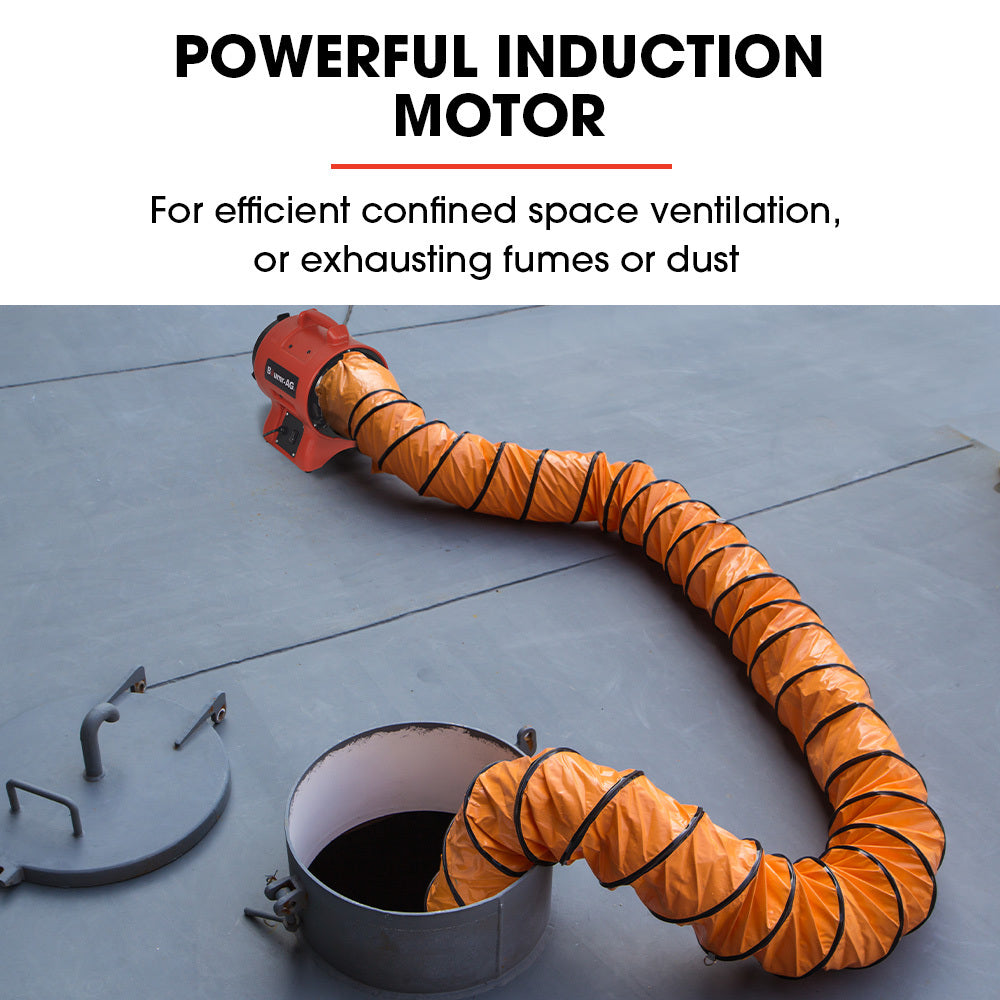 Baumr-AG 300mm (12 inch) Portable Air Blower Mover Axial Ventilation Extraction Fan V219-SPCAIRBMP22A