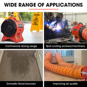 Baumr-AG 300mm (12 inch) Portable Air Blower Mover Axial Ventilation Extraction Fan V219-SPCAIRBMP22A