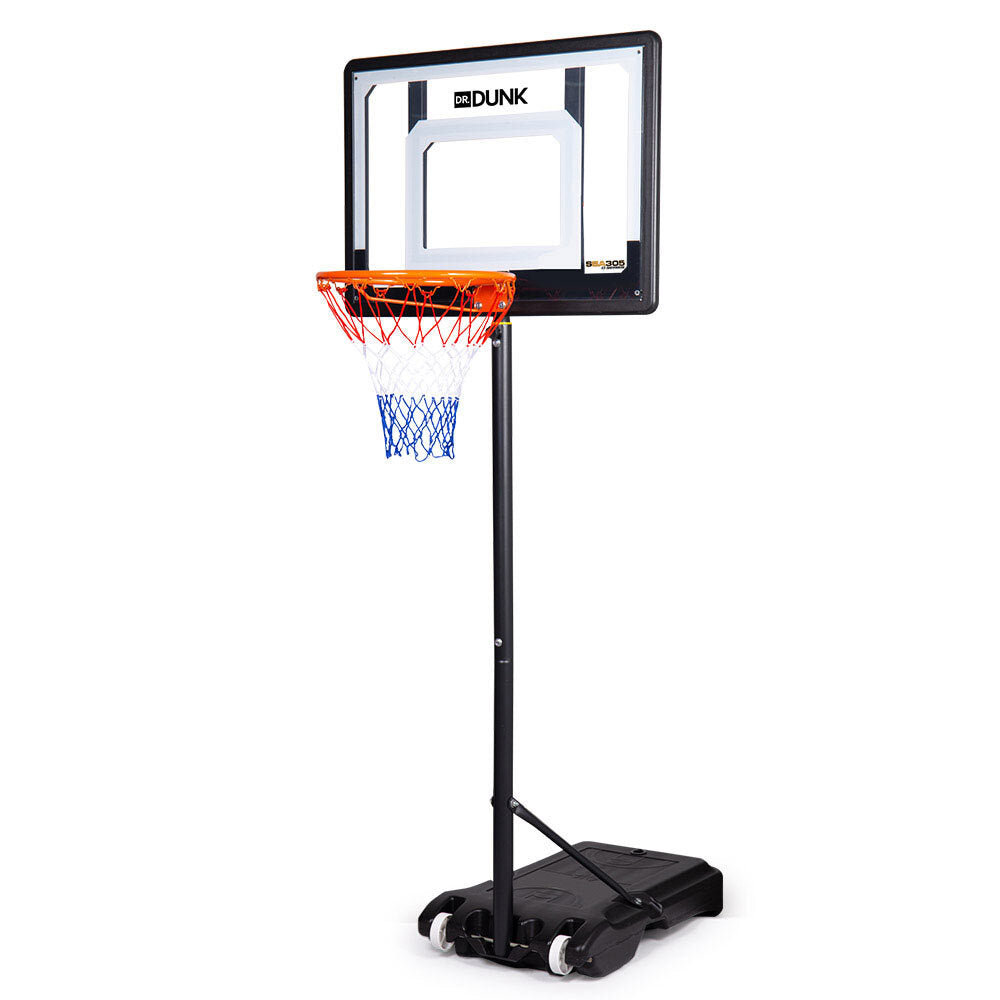Dr.Dunk Adjustable Basketball Stand System Kids Hoop Portable Height Rim Ring V219-SPTBBLDRDBS11