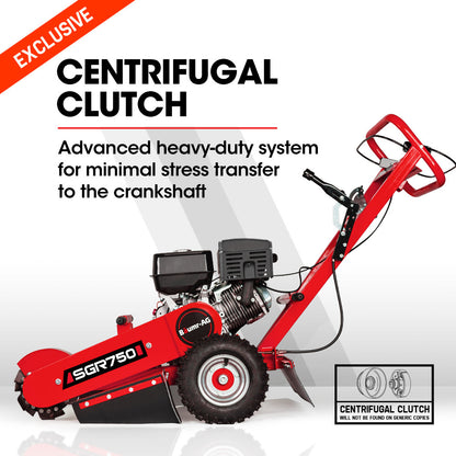 BAUMR-AG 15HP Commercial Petrol Tree Stump Grinder V219-STGPTLPLTB300