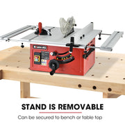 Baumr-AG 2000W 254mm Corded Table Saw with Stand, Extendable, Laser Guide V219-TBLSAWBRMAX60