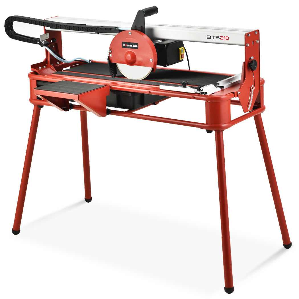 BAUMR-AG 800W Electric Tile Saw Cutter with 200mm (8") Blade, 720mm Cutting Length, Side Extension Table V219-TILSAWBMRA210