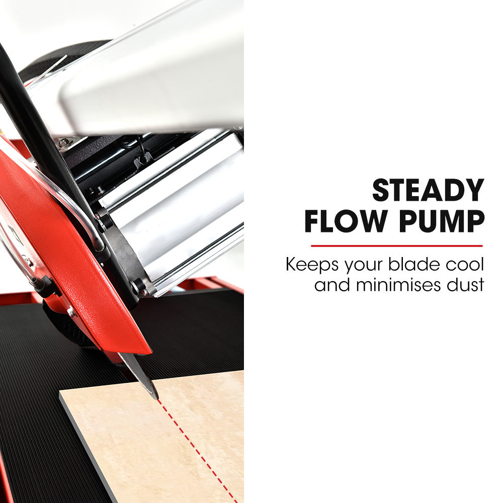 BAUMR-AG 1500W Electric Tile Saw Cutter with 300mm (12") Blade, 920mm Cutting Length, Side Extension Table V219-TILSAWBMRA230