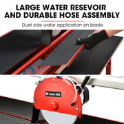 BAUMR-AG 1500W Electric Tile Saw Cutter with 300mm (12") Blade, 920mm Cutting Length, Side Extension Table V219-TILSAWBMRA230