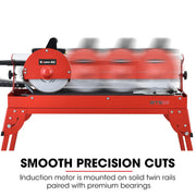 BAUMR-AG 800W Electric Tile Saw Cutter with 200mm (8") Blade, 620mm Cutting Length V219-TILSAWBMRAX95