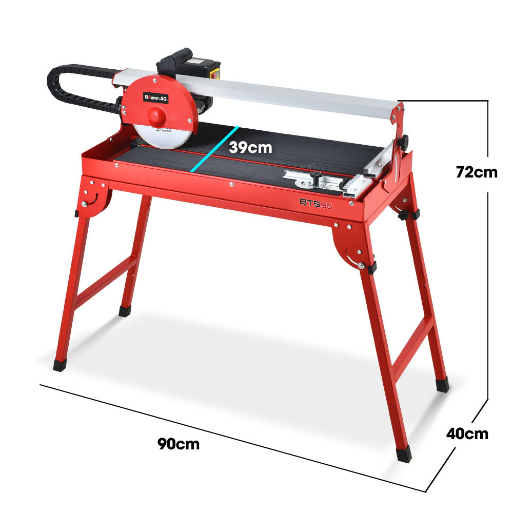 BAUMR-AG 800W Electric Tile Saw Cutter with 200mm (8") Blade, 620mm Cutting Length V219-TILSAWBMRAX95