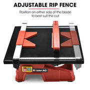 BAUMR-AG 600W Electric Tile Saw Cutter with 180mm (7") Blade V219-TILSAWBMRBX65