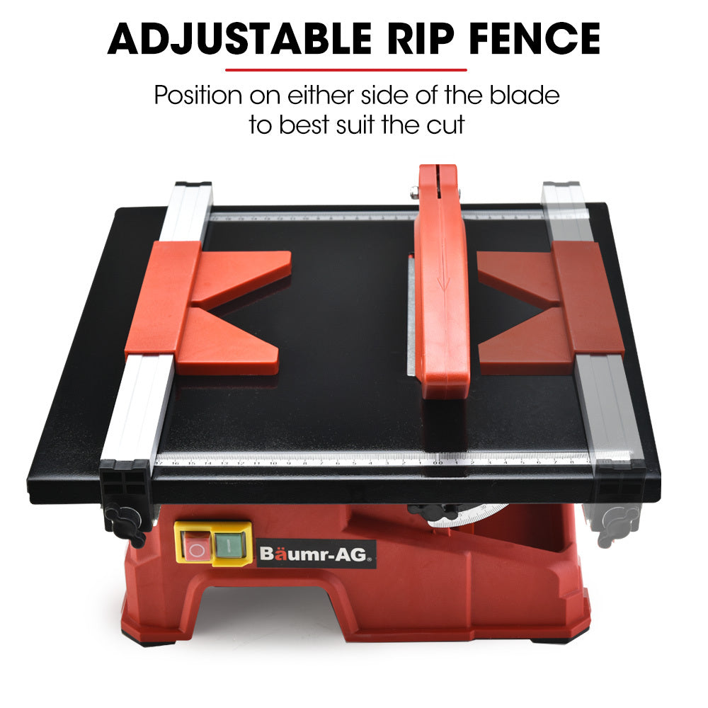 BAUMR-AG 600W Electric Tile Saw Cutter with 180mm (7") Blade V219-TILSAWBMRBX65
