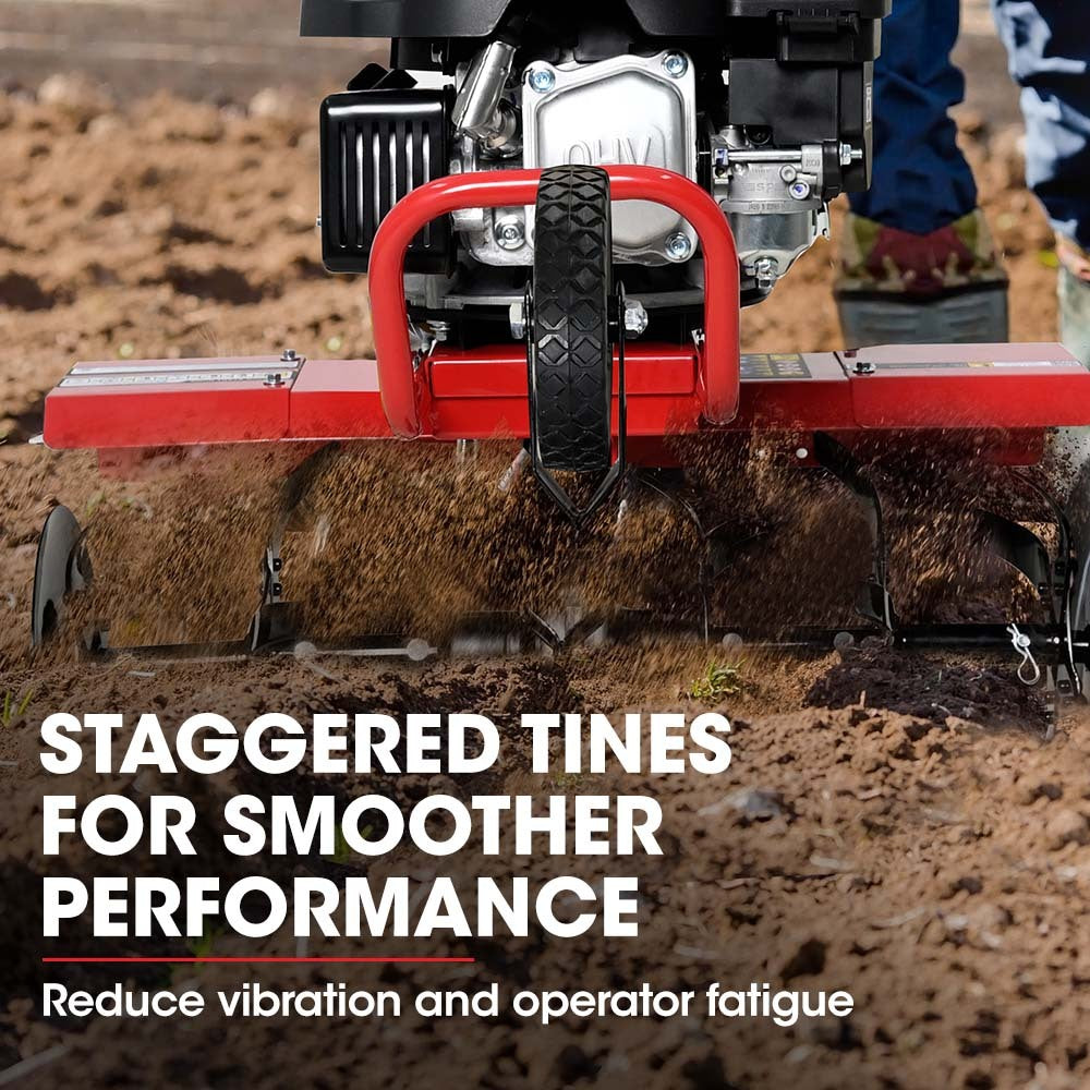 Baumr-AG 150CC Garden Tiller Cultivator Petrol Rototiller 4-Stroke Soil Power Rotary Hoe V219-TLRPTLBMRA9B4