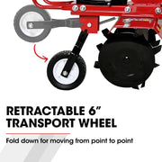 Baumr-AG 150CC Garden Tiller Cultivator Petrol Rototiller 4-Stroke Soil Power Rotary Hoe V219-TLRPTLBMRA9B4