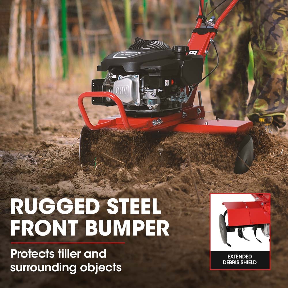 Baumr-AG 150CC Garden Tiller Cultivator Petrol Rototiller 4-Stroke Soil Power Rotary Hoe V219-TLRPTLBMRA9B4