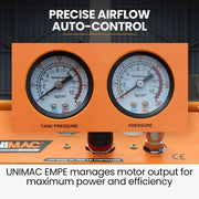 Unimac 1.5HP 6L Silent Oil-Free Portable Electric Air Compressor, for Airtools, Tyre Inflation V219-TOLACMUM060FA