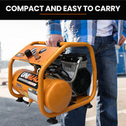 Unimac 1.5HP 6L Silent Oil-Free Portable Electric Air Compressor, for Airtools, Tyre Inflation V219-TOLACMUM060FA
