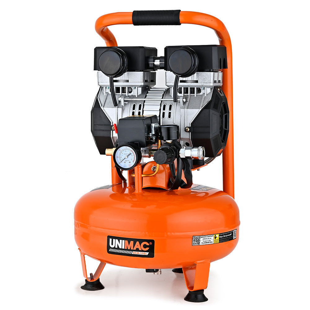 UNIMAC 15L Pancake Air Compressor, 116PSI Portable Silent Oil-Free Electric, for Airtools Tyre Inflation V219-TOLACMUM1C5FA