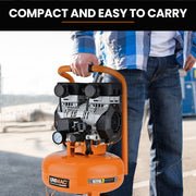 UNIMAC 15L Pancake Air Compressor, 116PSI Portable Silent Oil-Free Electric, for Airtools Tyre Inflation V219-TOLACMUM1C5FA