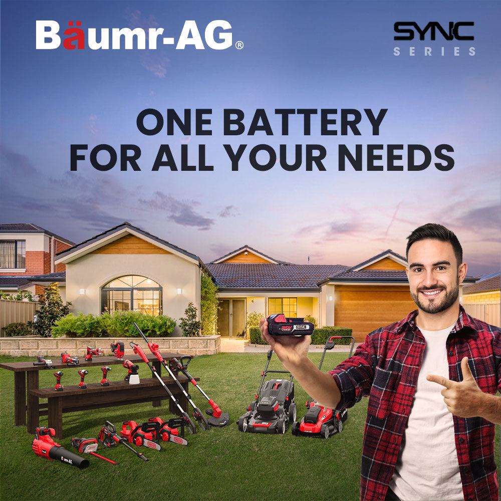 BAUMR-AG 20V 2Ah SYNC Lithium-Ion Battery, Replacement or Spare Battery, Rechargeable V219-TOLBATBM202A