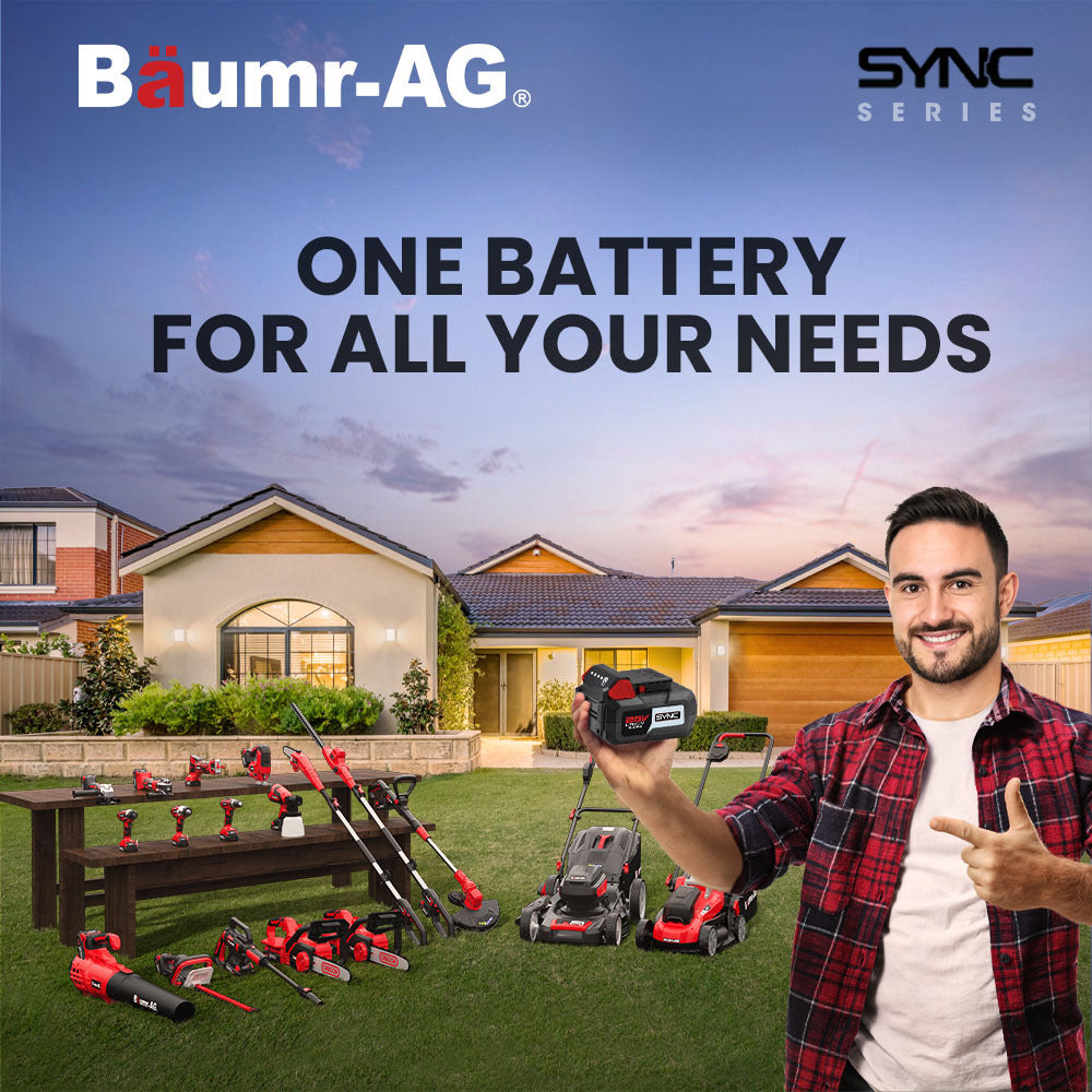 BAUMR-AG 20V 4Ah SYNC Lithium-Ion Battery, Replacement or Spare Battery, Rechargeable V219-TOLBATBM204A