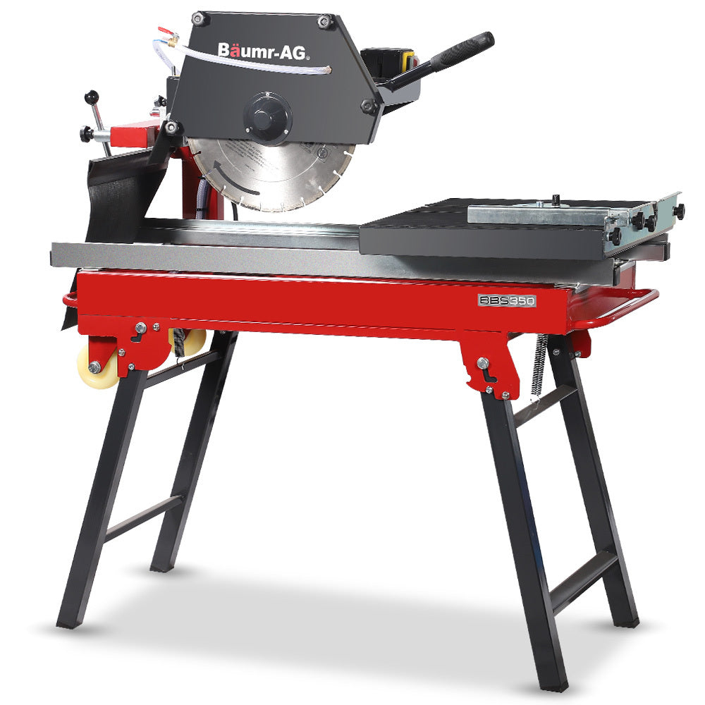 BAUMR-AG 2000W 350mm 14" Brick & Masonry Table Saw, Electric Tile Concrete Cutting, with Stand V219-TOLBCTBMTE3A