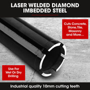 Baumr-AG Diamond Core Drill Bit 53mm Concrete Wet Dry Tile Stone Brick Marble V219-TOLBITBMRA053