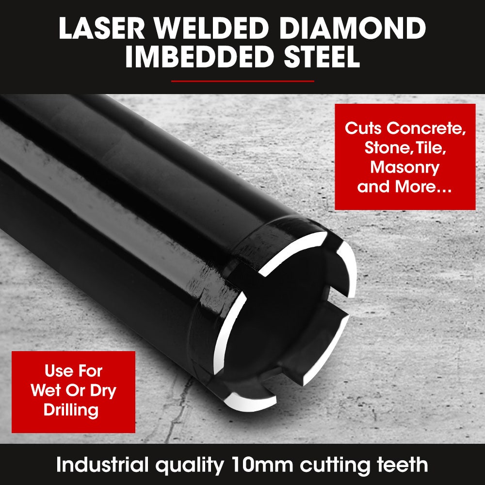 Baumr-AG Diamond Core Drill Bit 53mm Concrete Wet Dry Tile Stone Brick Marble V219-TOLBITBMRA053
