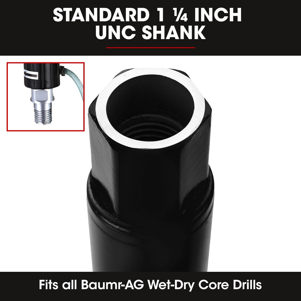 Baumr-AG Diamond Core Drill Bit 53mm Concrete Wet Dry Tile Stone Brick Marble V219-TOLBITBMRA053