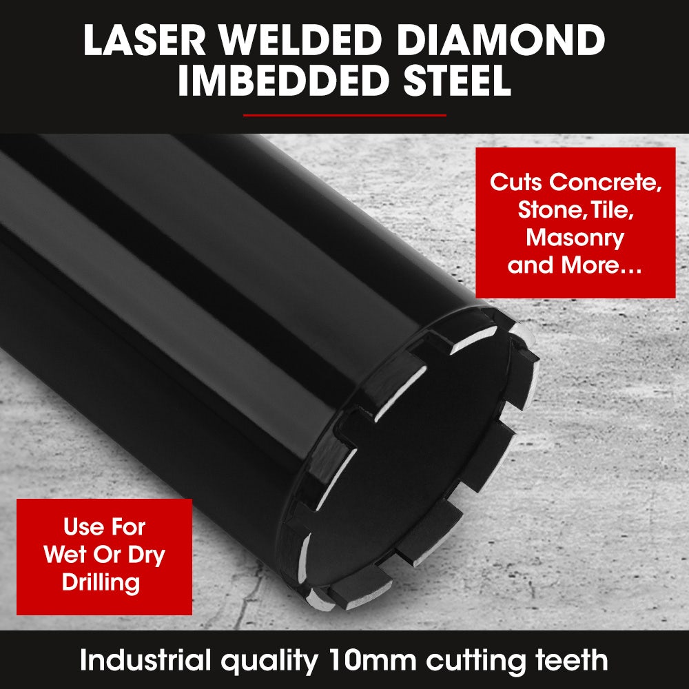 Baumr-AG Diamond Core Drill Bit 114mm Concrete Wet Dry Tile Stone Brick Marble 1-1/4 UNC V219-TOLBITBMRA114
