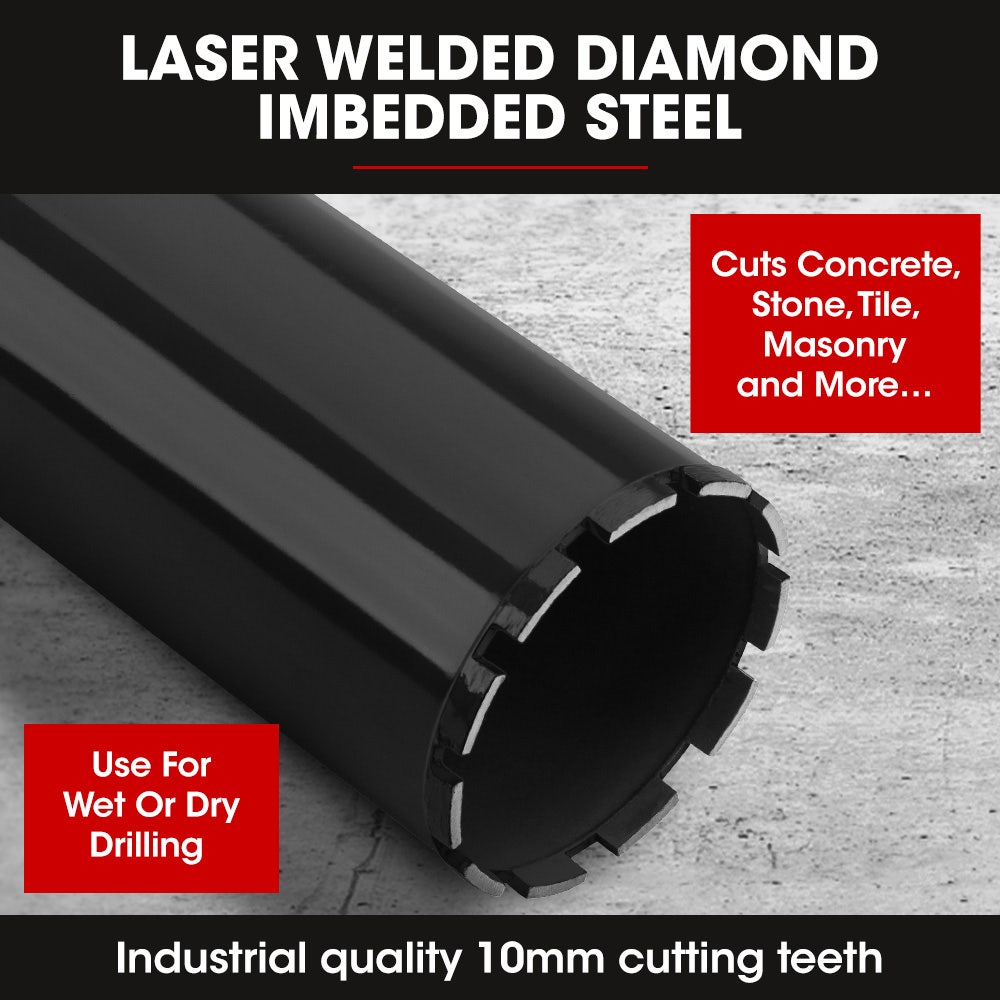 Baumr-AG Diamond Core Drill Bit 127mm Concrete Wet Dry Tile Stone Brick Marble 1-1/4 UNC V219-TOLBITBMRA127