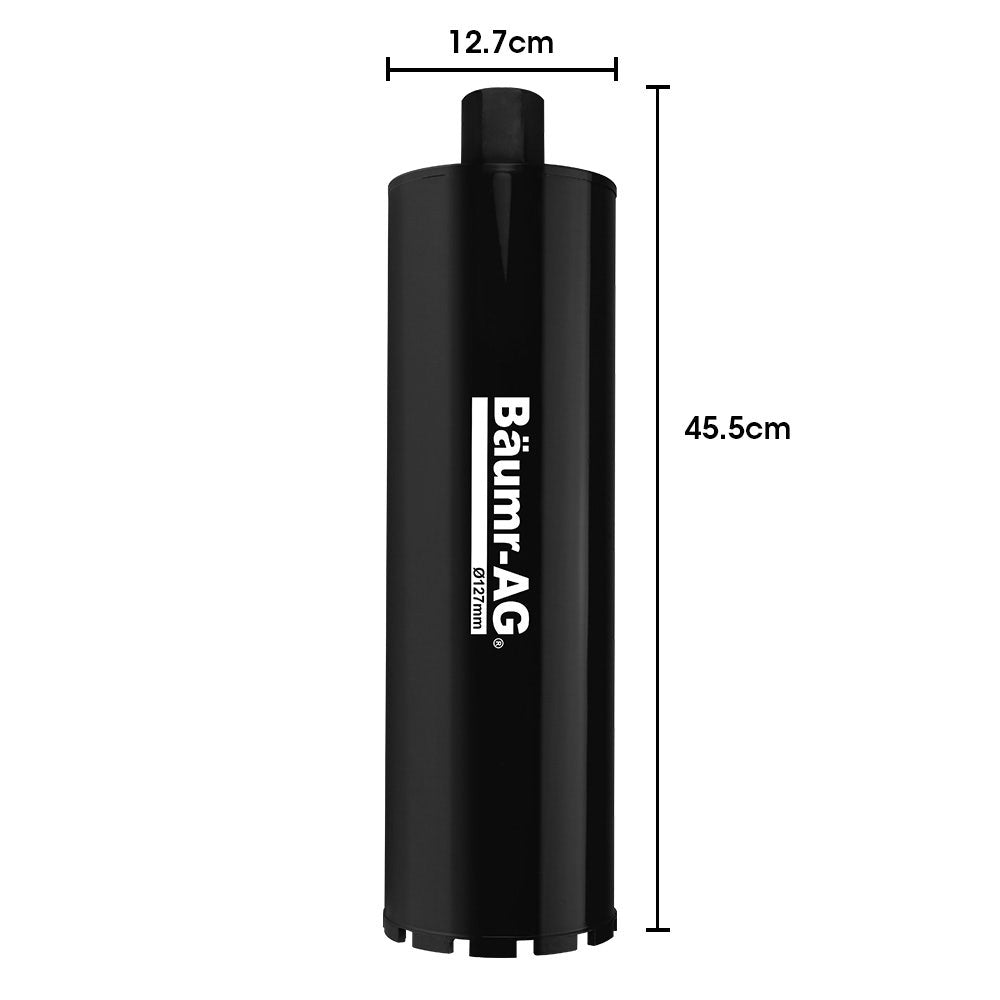 Baumr-AG Diamond Core Drill Bit 127mm Concrete Wet Dry Tile Stone Brick Marble 1-1/4 UNC V219-TOLBITBMRA127